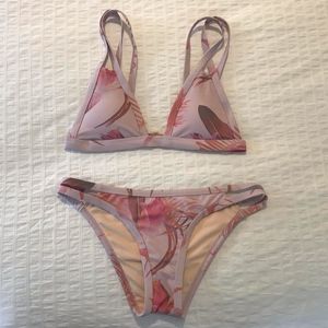 New Without Tags L.A. Hearts Pink Floral Bikini